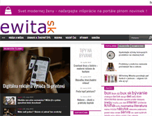 Tablet Screenshot of ewita.sk